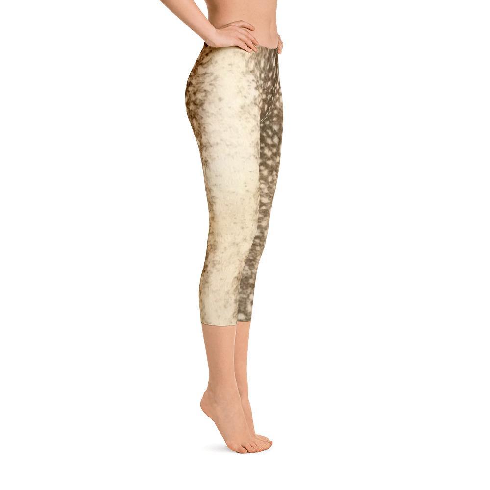 Faux Cheetah - Capri Leggings