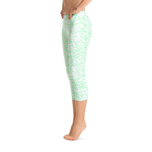 Green Squigs - Capri Leggings