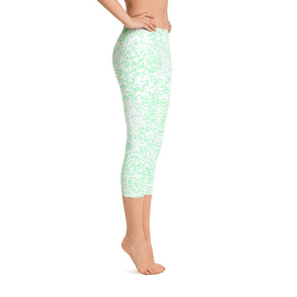 Green Squigs - Capri Leggings