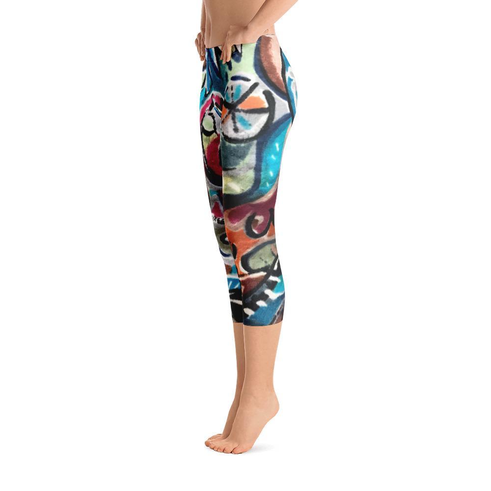 Bus Fabric - Capri Leggings