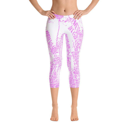 Pink Oasis - Capri Leggings