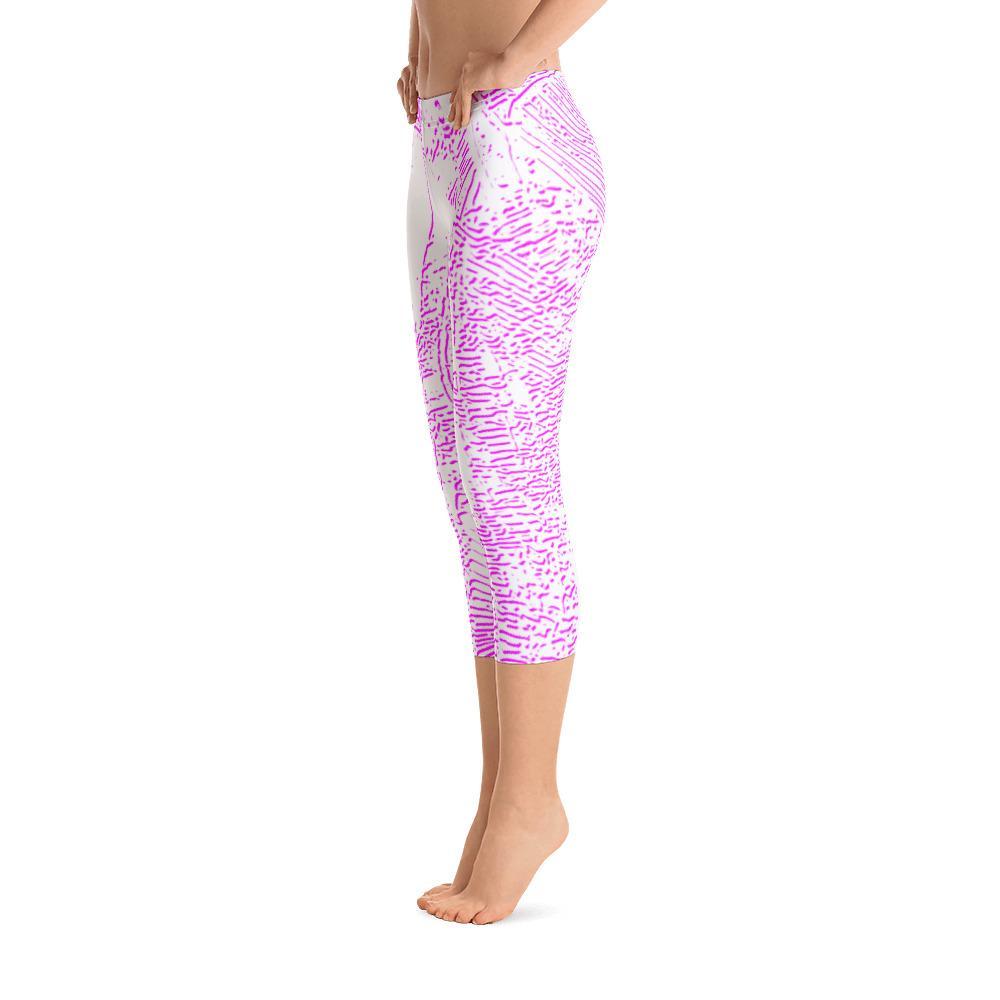 Pink Oasis - Capri Leggings