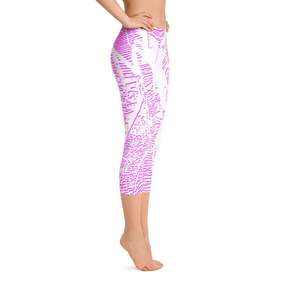 Pink Oasis - Capri Leggings