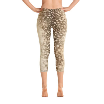 Faux Cheetah - Capri Leggings