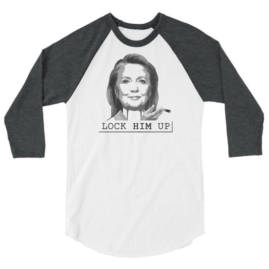 Lock Him Up - 3/4 Sleeve Baseball Tee