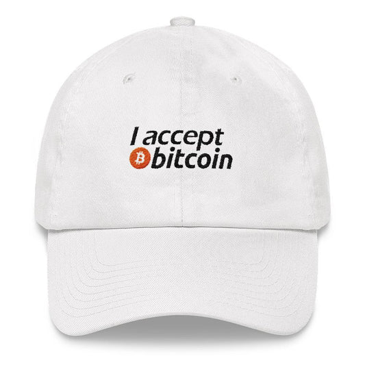 I Accept Bitcoin - Embroidered Hat