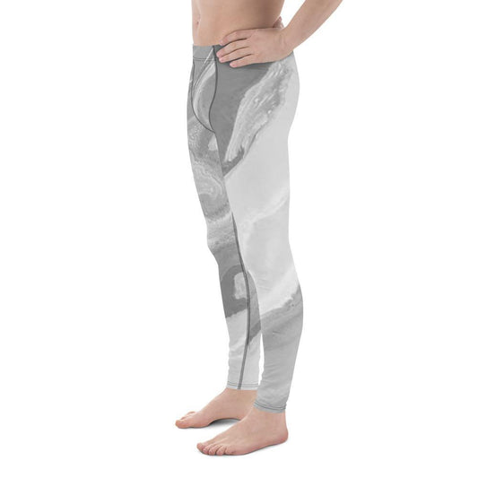 Gray Tie Dye - Men's Leggings