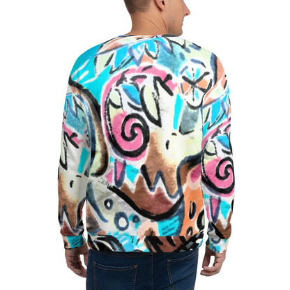 Bus Seat Fabric - Unisex Sublimation Sweatshirt