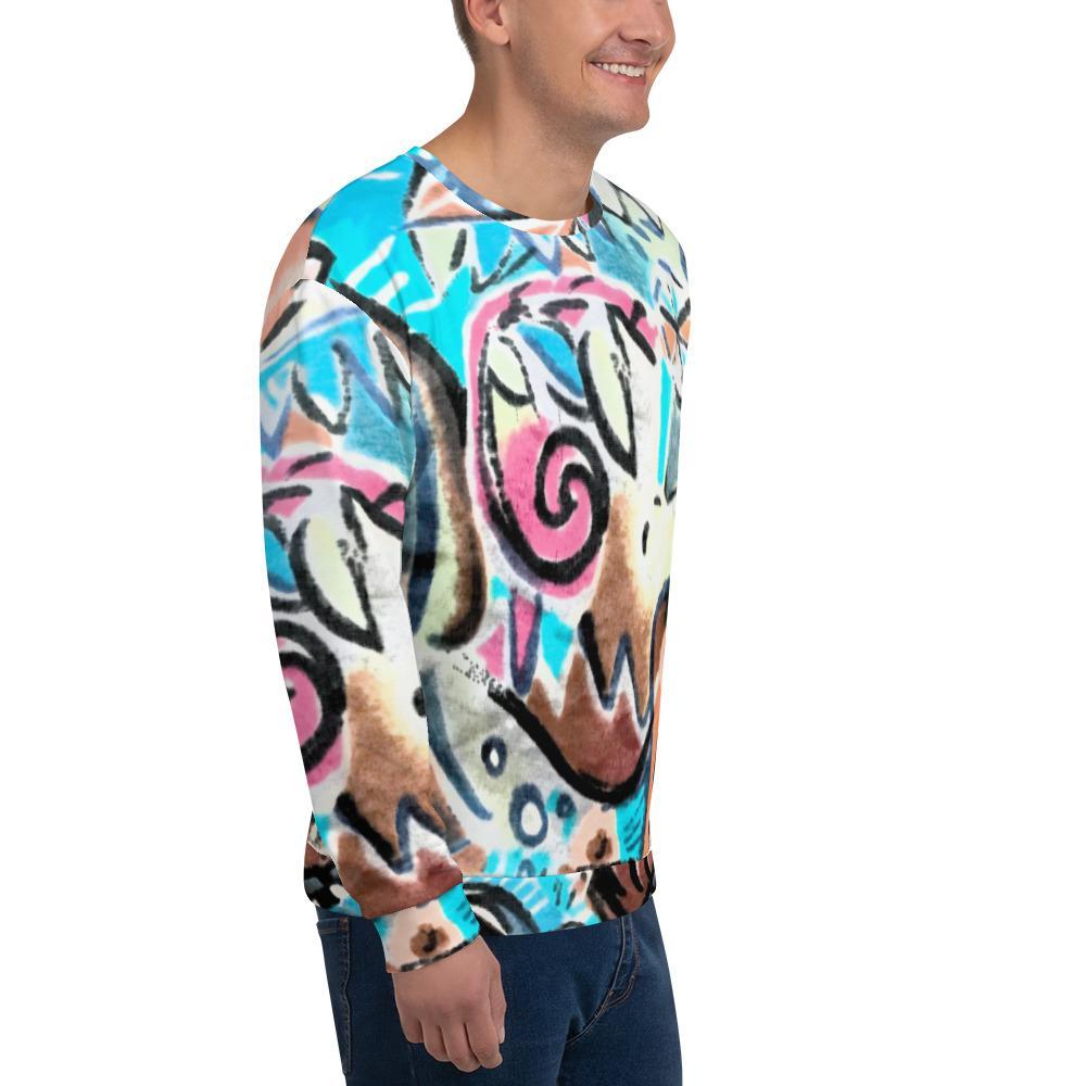 Bus Seat Fabric - Unisex Sublimation Sweatshirt