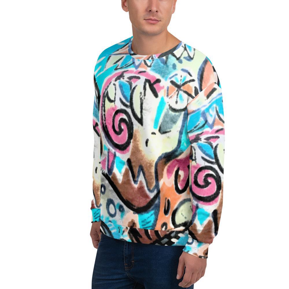 Bus Seat Fabric - Unisex Sublimation Sweatshirt