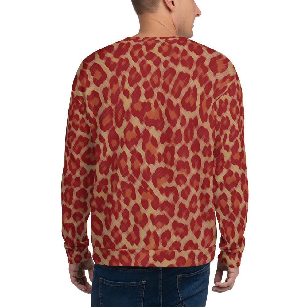 Red Cheetah - Unisex Sublimation Sweatshirt