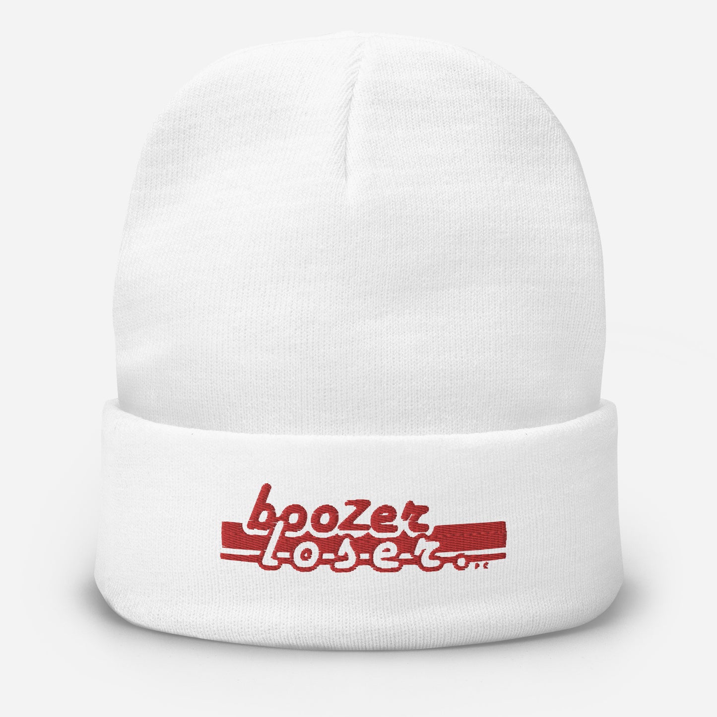 Boozer, loserEmbroidered Beanie