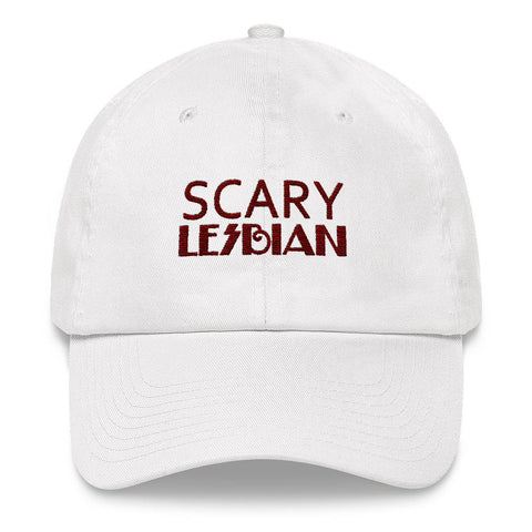 Scary Lesbian - Embroidered Hat , Polly and Crackers