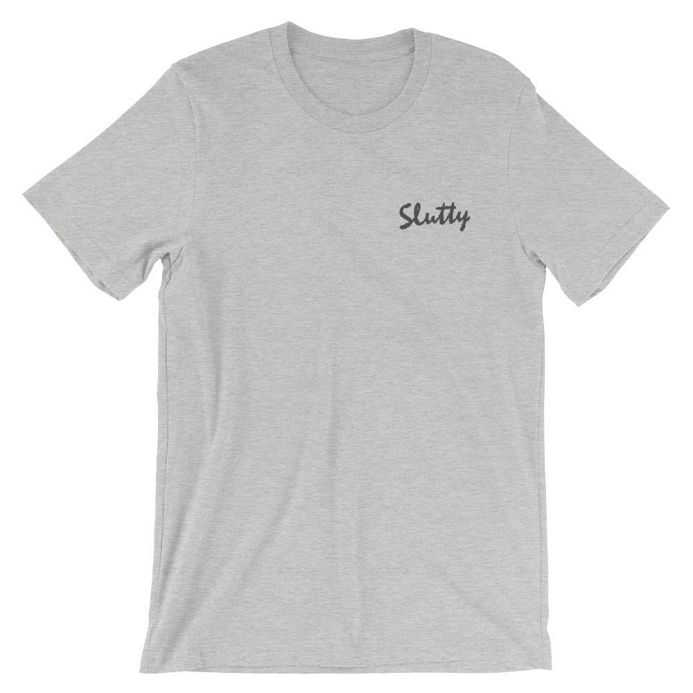 Slutty - Embroidered Shirt