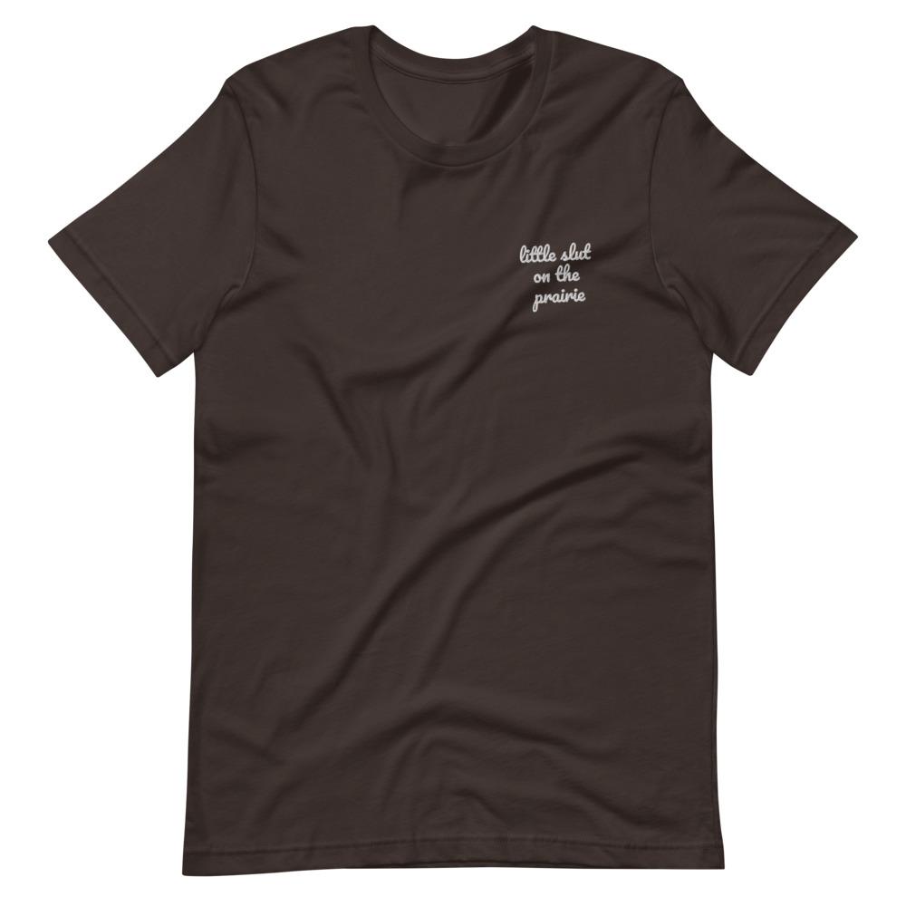 Little Slut on the Prairie - Embroidered Shirt