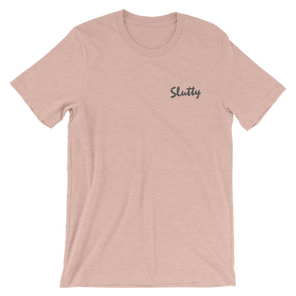 Slutty - Embroidered Shirt