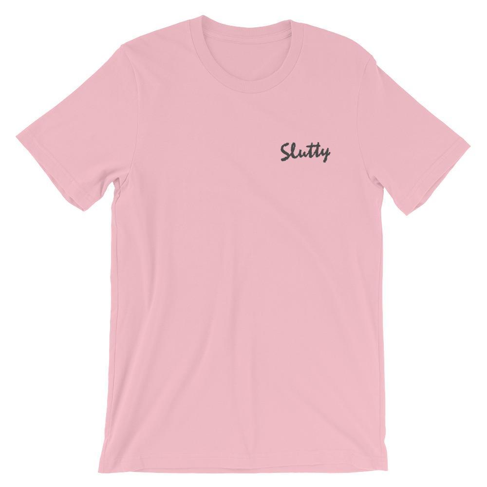 Slutty - Embroidered Shirt