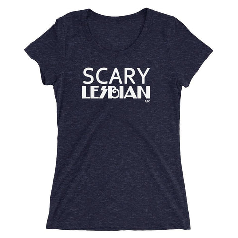 Scary Lesbian - Women's Triblend Shirt