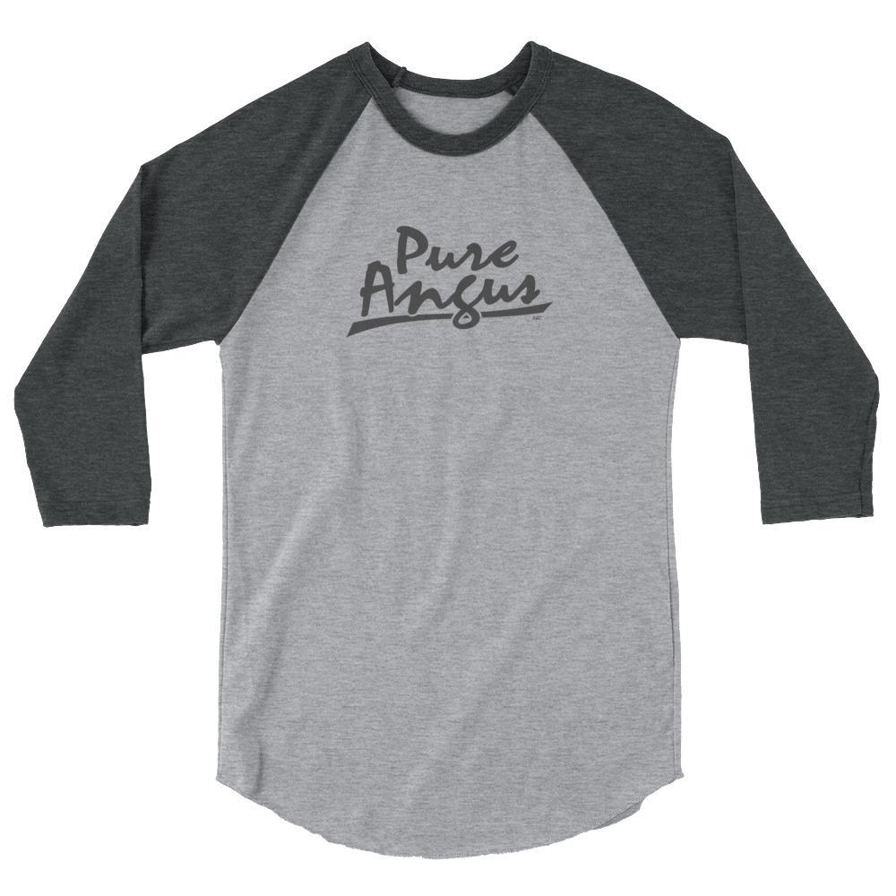 Pure Angus - 3/4 Sleeve Baseball Tee