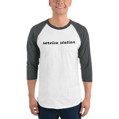 Service Station - 3/4 Sleeve Baseball Tee