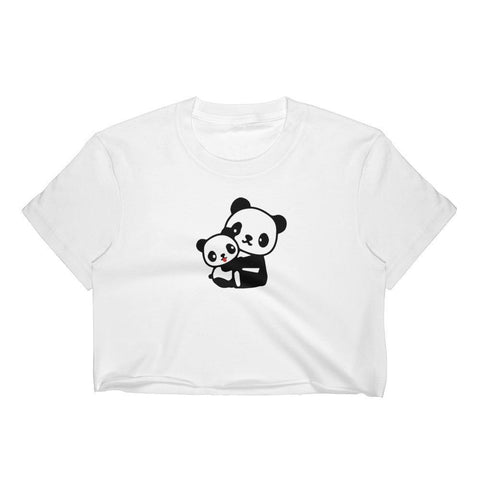Hugging Pandas - Crop Shirt
