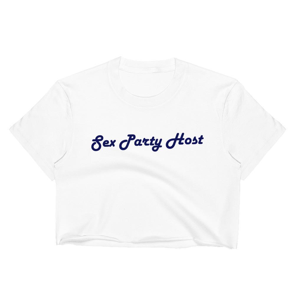 Sex Party Host - Unisex Crop Shirt