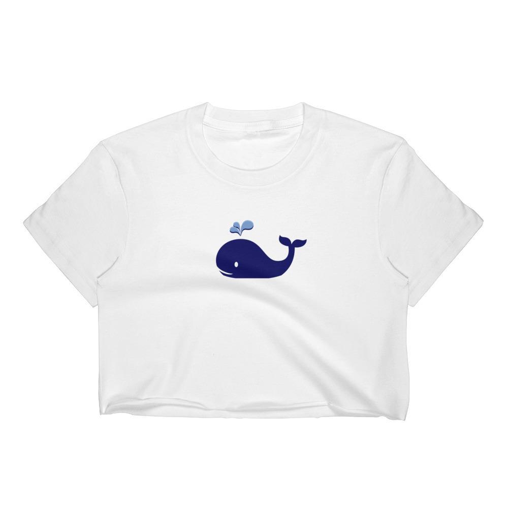 Spouting Whale - Crop Shirt