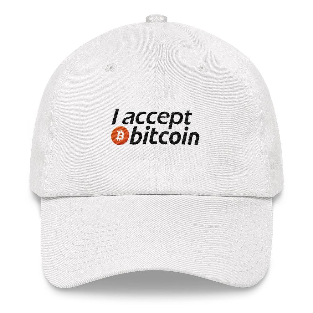 I Accept Bitcoin - Embroidered Hat