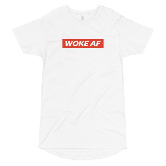 Woke AF - Long Body Urban Tee