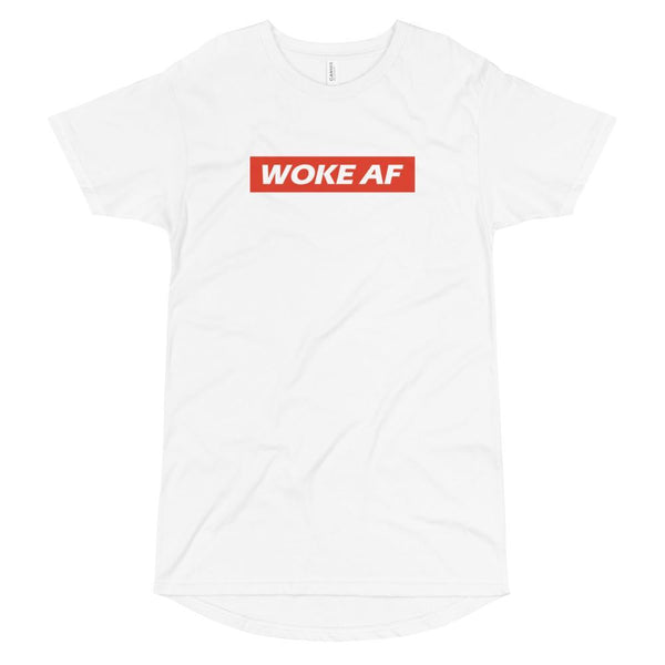 Woke AF - Long Body Urban Tee