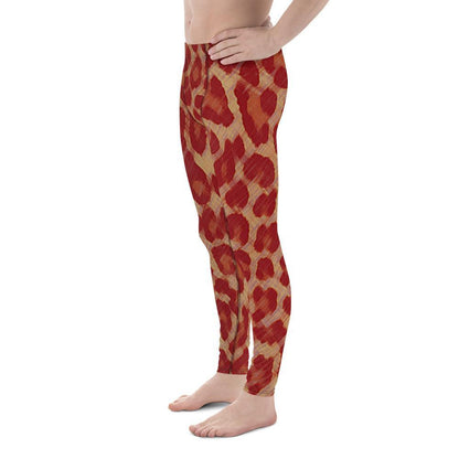 Red Cheetah - Men's Leggings