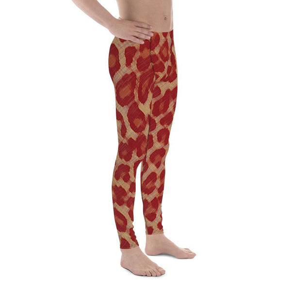 Red Cheetah - Men's Leggings