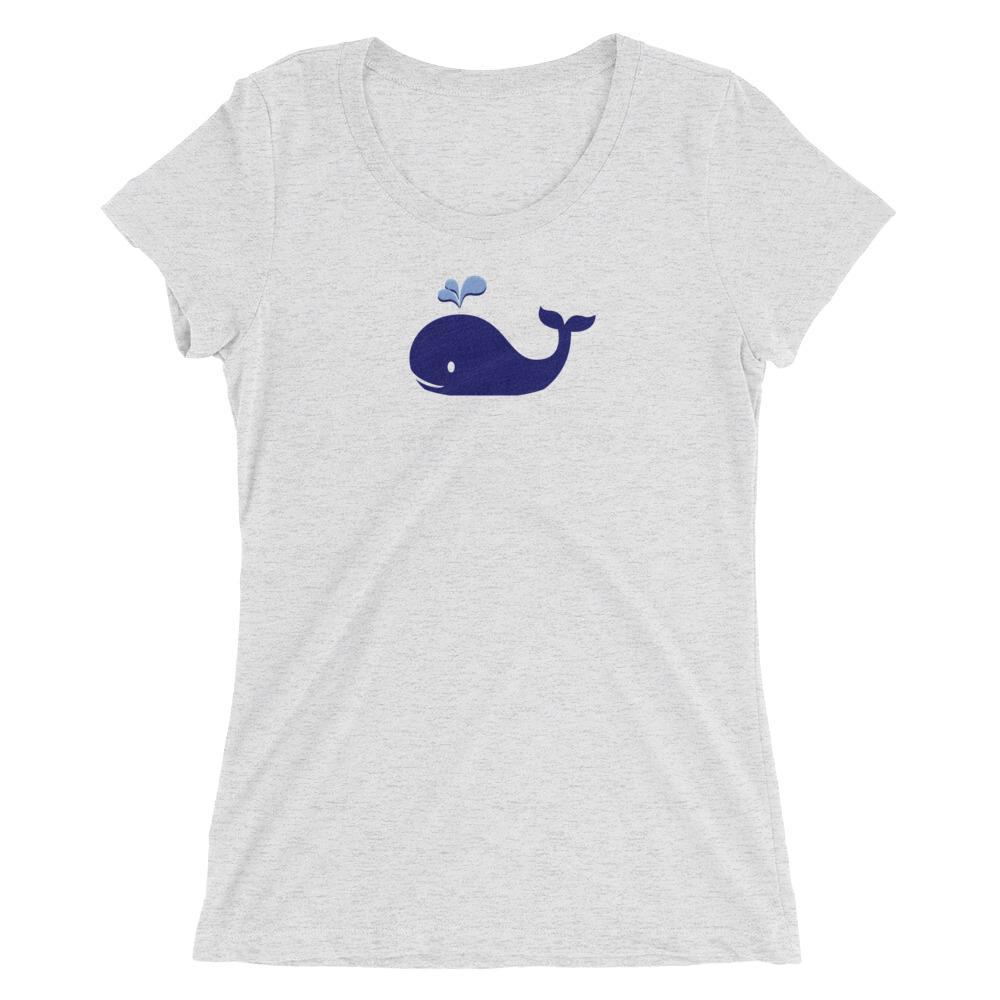 Spouting Whale - Women's Triblend Shirt