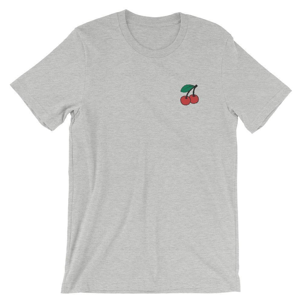 Cherries - Embroidered Shirt