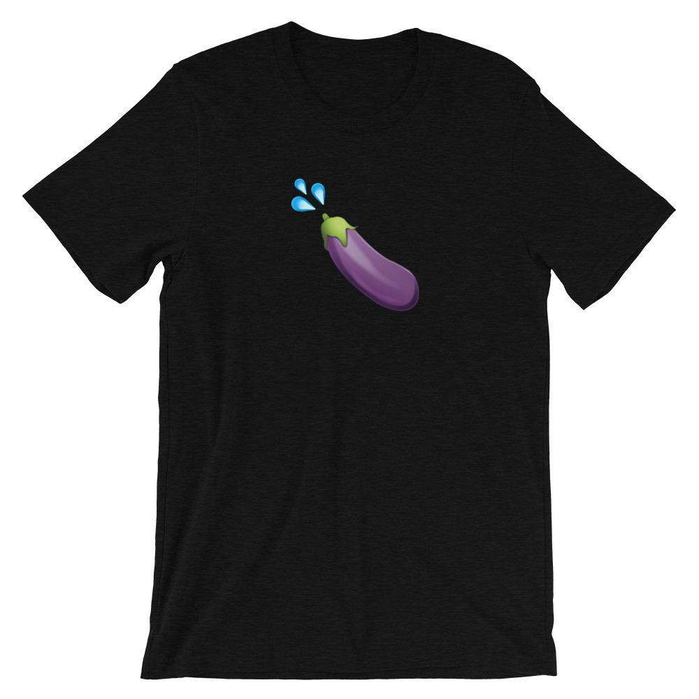 Squirt - Eggplant Splash Emoji Shirt – Polly and Crackers