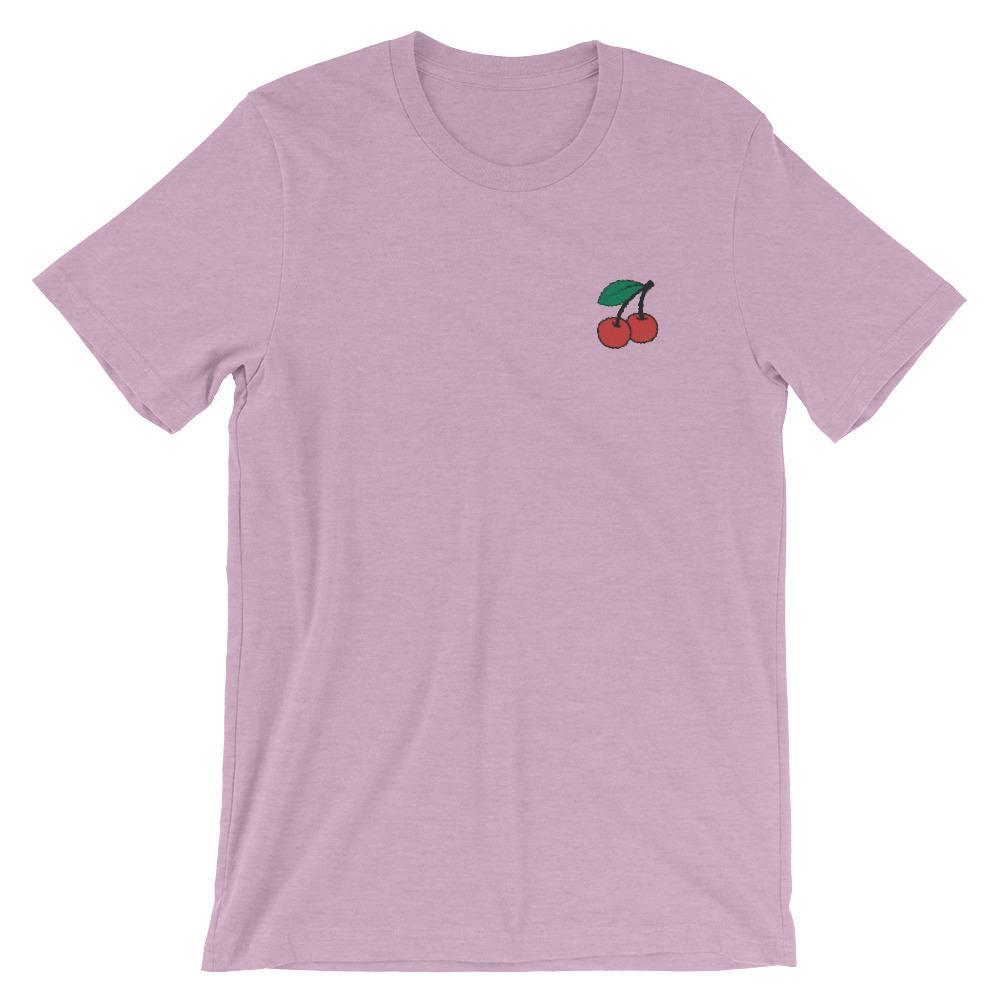 Cherries - Embroidered Shirt